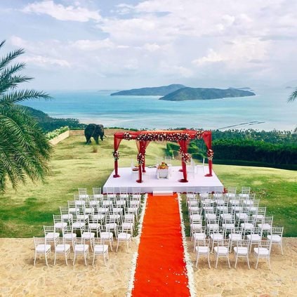 Wedding ceremony Koh Samui Thailand