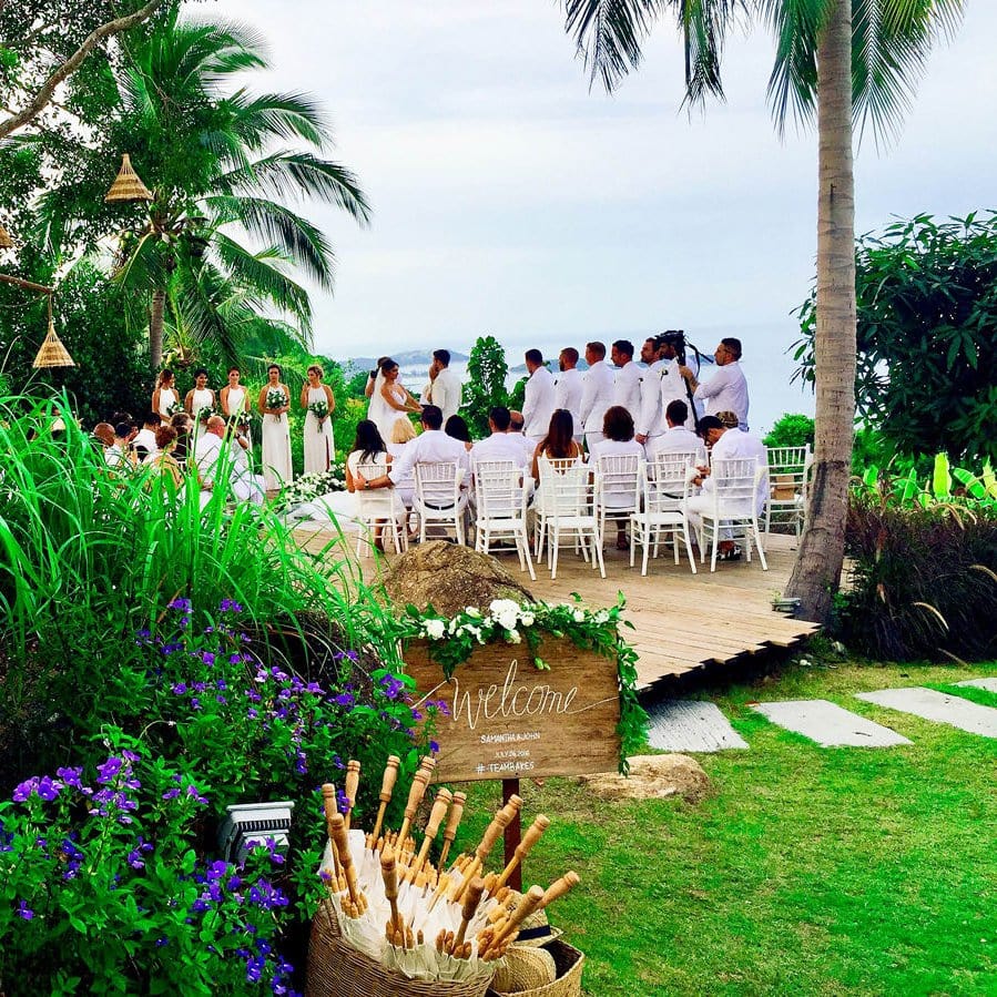 Wedding ceremony Koh Samui Thailand