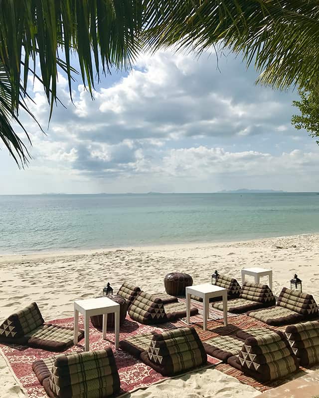 Koh Samui Beach Lounge Boho Beach Lounge